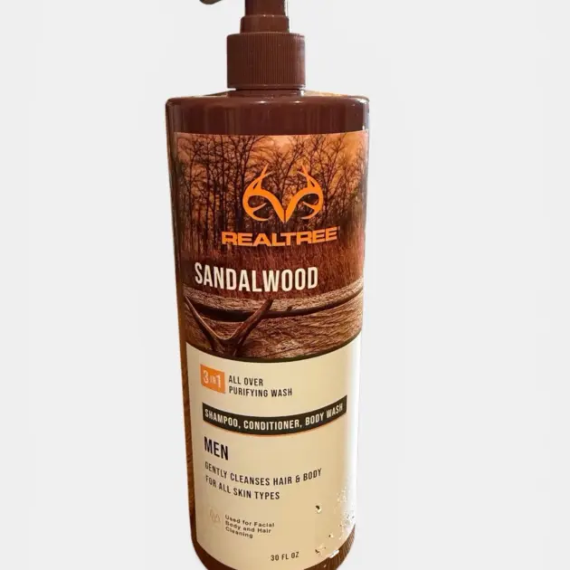 Realtree Sandalwood 3-in-1 All Over Purifying Wash 30 fl oz