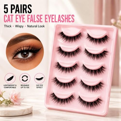 5 Pair False Eyelashes