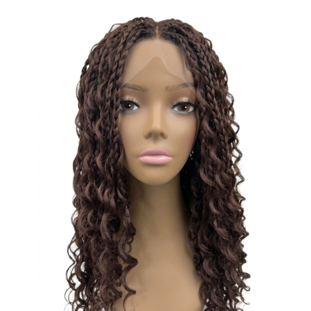 24 Inch Bohemian Curly Braiding Wig