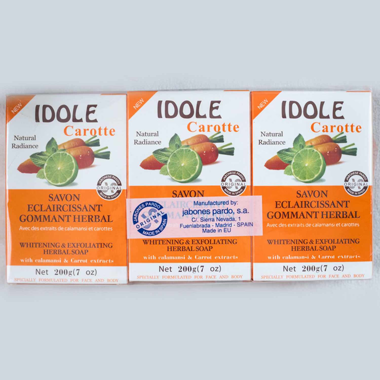 Idole Carotte Soap – Pack of 3